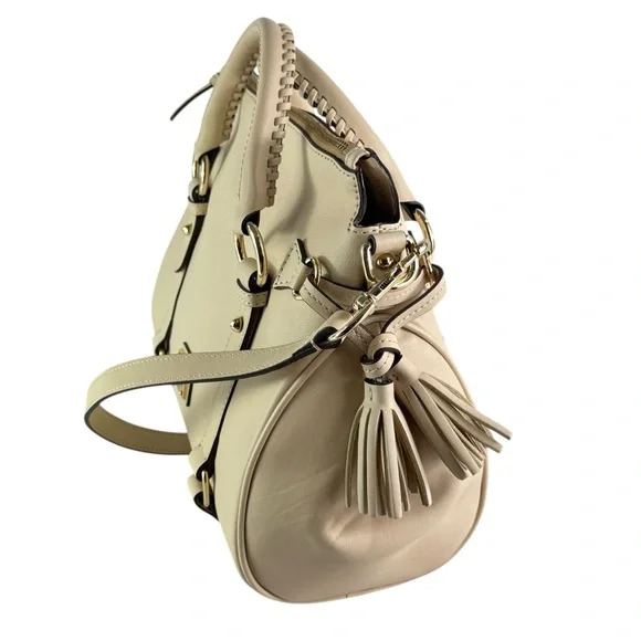 Dooney & Bourke Tan Leather Shoulder Bag - Picture 4 of 13